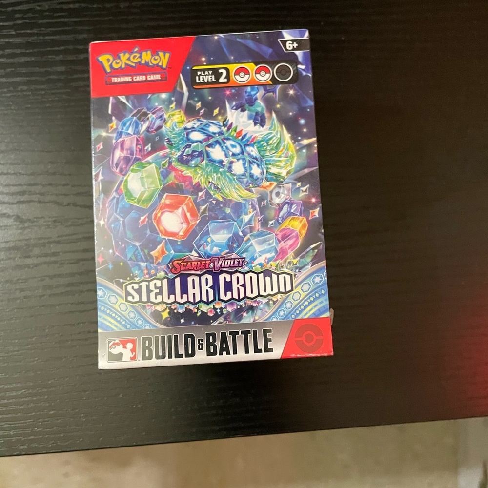 Pokemon Stellar Crown Build & Battle Box - Red, Blue, Green